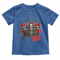 Fierce Norway Viking Warrior Ro Ro Toddler T Shirt Patriotic Norge Norwegian Flag Funny Rowing Support
