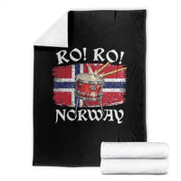 Funny Norway Drummer Ro Ro Throw Blanket Patriotic Norge Norwegian Flag Rowing Support