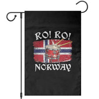 Funny Norway Drummer Ro Ro Garden Flag Patriotic Norge Norwegian Flag Rowing Support