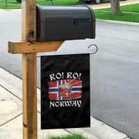 Funny Norway Drummer Ro Ro Garden Flag Patriotic Norge Norwegian Flag Rowing Support
