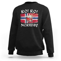 Funny Norway Drummer Ro Ro Sweatshirt Patriotic Norge Norwegian Flag Rowing Support