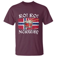 Funny Norway Drummer Ro Ro T Shirt Patriotic Norge Norwegian Flag Rowing Support