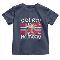 Funny Norway Drummer Ro Ro Toddler T Shirt Patriotic Norge Norwegian Flag Rowing Support