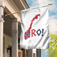 Norway Flag Country Map Patriotic Ro Ro Chant Garden Flag Norwegian Viking Row Soccer Supporter Football Fans