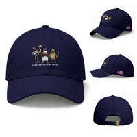 Flight Was Never An Option Flightless Birds Baseball Cap Funny Ostrich Penguin Kiwi Brawler Dark Humor Graphic