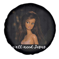 Yall Need Jesus Funny Doll Side Eye Meme Spare Tire Cover Sarcastic Southern Humor Religion Faith
