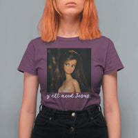 Yall Need Jesus Funny Doll Side Eye Meme T Shirt For Women Sarcastic Southern Humor Religion Faith