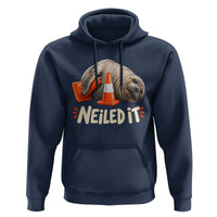 Funny Neil The Seal Nailed It Meme Hoodie Cute Chaotic Viral Elephant Seal Traffic Cone Pun