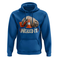 Funny Neil The Seal Nailed It Meme Hoodie Cute Chaotic Viral Elephant Seal Traffic Cone Pun