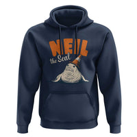 Vintage Neil the Seal Wearing Traffic Cone Hat Meme Hoodie Cute Retro Viral Chaotic Southern Elephant Seal