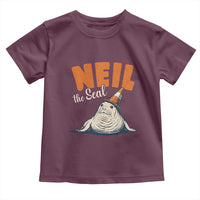 Vintage Neil the Seal Wearing Traffic Cone Hat Meme Toddler T Shirt Cute Retro Viral Chaotic Southern Elephant Seal