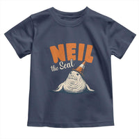 Vintage Neil the Seal Wearing Traffic Cone Hat Meme Toddler T Shirt Cute Retro Viral Chaotic Southern Elephant Seal