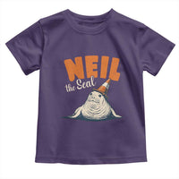Vintage Neil the Seal Wearing Traffic Cone Hat Meme Toddler T Shirt Cute Retro Viral Chaotic Southern Elephant Seal