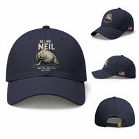 Be Like Neil the Seal One Ton Zero Chill All Chaos Baseball Cap Sarcastic Viral Chaotic Elephant Seal Meme Life Advice