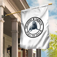 The Legend The Myth Neil The Seal Emblem Graphic Garden Flag Funny Viral Southern Elephant Seal Meme