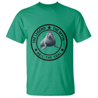 The Legend The Myth Neil The Seal Emblem Graphic T Shirt Funny Viral Southern Elephant Seal Meme