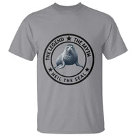 The Legend The Myth Neil The Seal Emblem Graphic T Shirt Funny Viral Southern Elephant Seal Meme