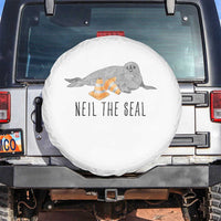 Cute Neil the Seal Traffic Cone Meme Spare Tire Cover Funny Viral Chaotic Southern Elephant Seal