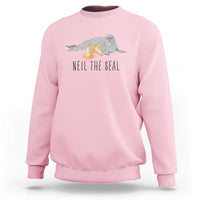 Cute Neil the Seal Traffic Cone Meme Sweatshirt Funny Viral Chaotic Southern Elephant Seal