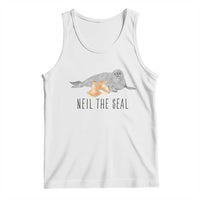 Cute Neil the Seal Traffic Cone Meme Tank Top Funny Viral Chaotic Southern Elephant Seal