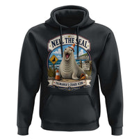Retro Neil the Seal Tasmanias Chaos Icon Hoodie Funny Roaring Elephant Seal Traffic Cone Meme