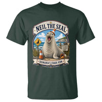Retro Neil the Seal Tasmanias Chaos Icon T Shirt Funny Roaring Elephant Seal Traffic Cone Meme