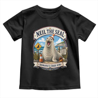 Retro Neil the Seal Tasmanias Chaos Icon Toddler T Shirt Funny Roaring Elephant Seal Traffic Cone Meme