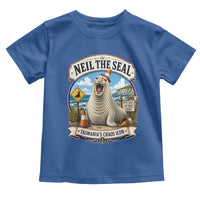 Retro Neil the Seal Tasmanias Chaos Icon Toddler T Shirt Funny Roaring Elephant Seal Traffic Cone Meme