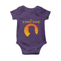 The Lying King Silhouette Sunrise Political Satire Parody Graphic Baby Onesie