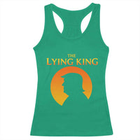 The Lying King Silhouette Sunrise Political Satire Parody Graphic Racerback Tank Top