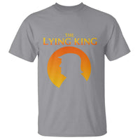 The Lying King Silhouette Sunrise Political Satire Parody Graphic T Shirt