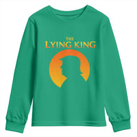 The Lying King Silhouette Sunrise Political Satire Parody Graphic Youth Sweatshirt