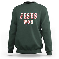 Christianity Religion Jesus Won Texas Sweatshirt - Wonder Print Shop