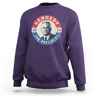 RFK Jr Kennedy 2024 Sweatshirt For President Vintage Button - Wonder Print Shop