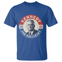 RFK Jr Kennedy 2024 T Shirt For President Vintage Button - Wonder Print Shop