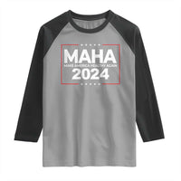 RFK Jr Kennedy 2024 Raglan Shirt MAHA Make America Healthy Again