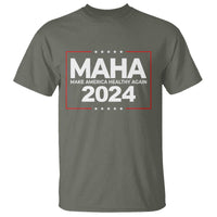 RFK Jr Kennedy 2024 T Shirt MAHA Make America Healthy Again - Wonder Print Shop
