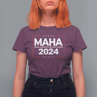 RFK Jr Kennedy 2024 T Shirt For Women MAHA Make America Healthy Again - Wonder Print Shop