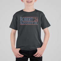 RFK Jr Kennedy 2024 T Shirt For Kid Distressed Robert Kennedy Jr. 24 - Wonder Print Shop