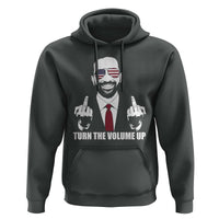 Zohran Mamdani Hope Hoodie Zoharan Mamdani USA Flag Funny Middle Finger - Wonder Print Shop