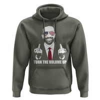 Zohran Mamdani Hope Hoodie Zoharan Mamdani USA Flag Funny Middle Finger - Wonder Print Shop