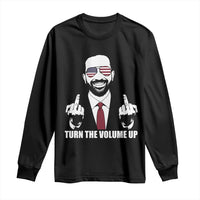 Zohran Mamdani Hope Long Sleeve Shirt Zoharan Mamdani USA Flag Funny Middle Finger - Wonder Print Shop