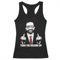 Zohran Mamdani Hope Racerback Tank Top Zoharan Mamdani USA Flag Funny Middle Finger - Wonder Print Shop