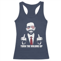 Zohran Mamdani Hope Racerback Tank Top Zoharan Mamdani USA Flag Funny Middle Finger - Wonder Print Shop