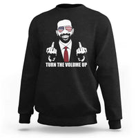 Zohran Mamdani Hope Sweatshirt Zoharan Mamdani USA Flag Funny Middle Finger - Wonder Print Shop