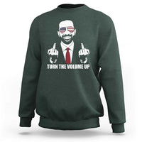 Zohran Mamdani Hope Sweatshirt Zoharan Mamdani USA Flag Funny Middle Finger - Wonder Print Shop