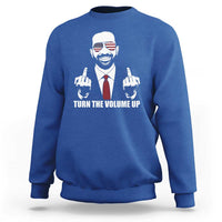 Zohran Mamdani Hope Sweatshirt Zoharan Mamdani USA Flag Funny Middle Finger - Wonder Print Shop