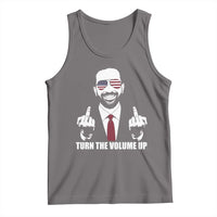 Zohran Mamdani Hope Tank Top Zoharan Mamdani USA Flag Funny Middle Finger - Wonder Print Shop