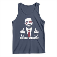 Zohran Mamdani Hope Tank Top Zoharan Mamdani USA Flag Funny Middle Finger - Wonder Print Shop