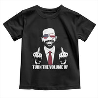 Zohran Mamdani Hope Toddler T Shirt Zoharan Mamdani USA Flag Funny Middle Finger - Wonder Print Shop